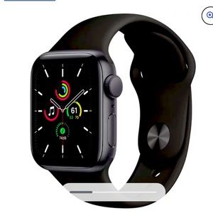 Apple Watch SE (GPS, 40MM) - Space Grey Aluminum Case with Black Sport Band